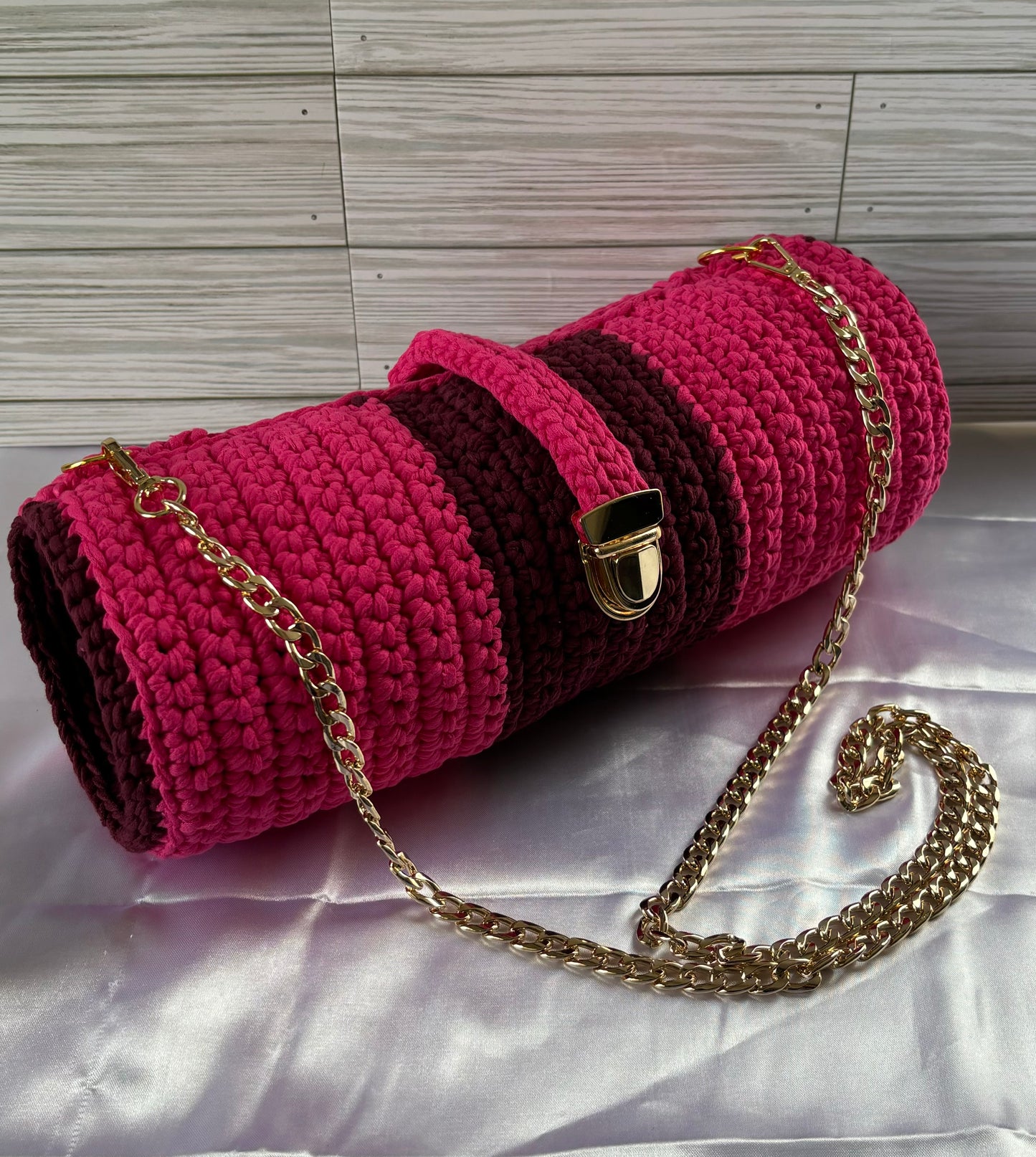 Barrel Crochet Bag