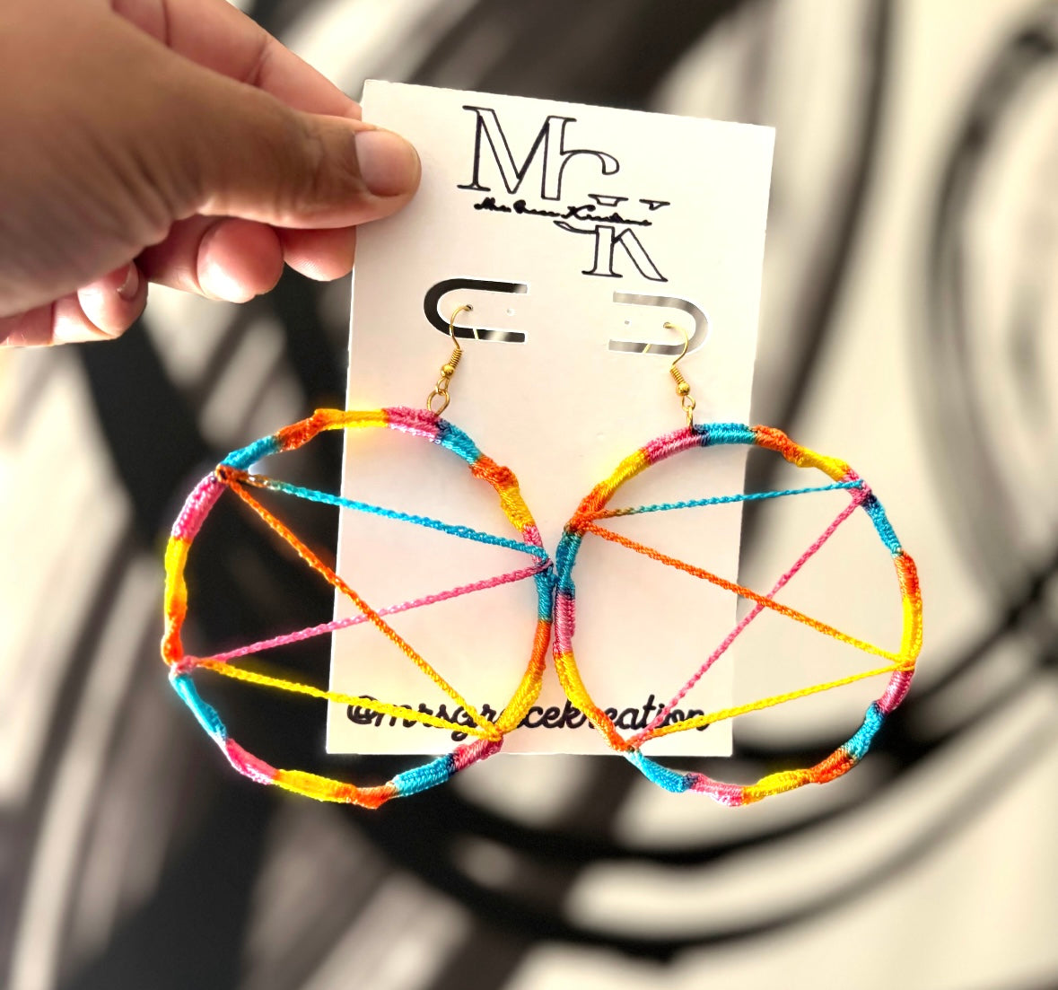 Colorful Hoop Earrings