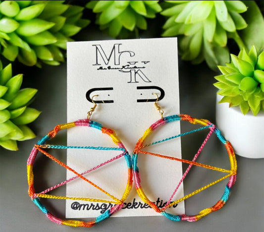 Colorful Hoop Earrings