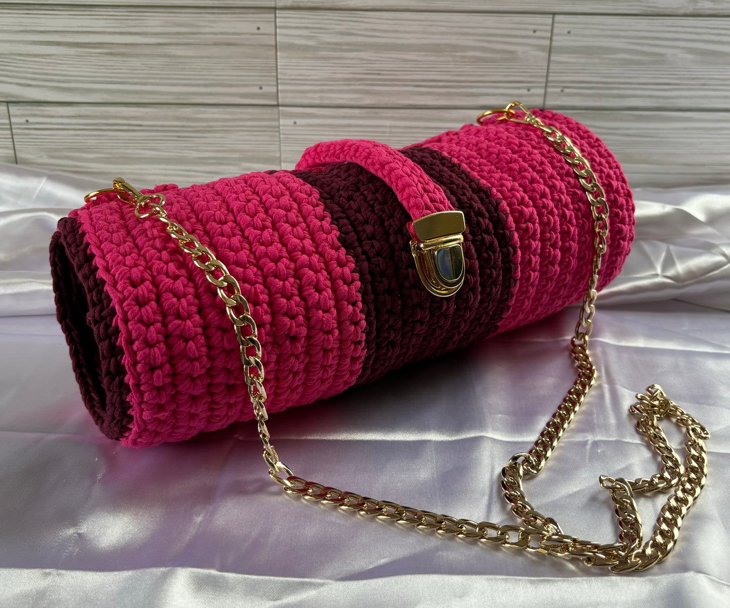 Barrel Crochet Bag