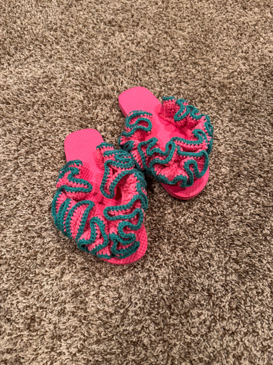 Ruffle Flip Flips