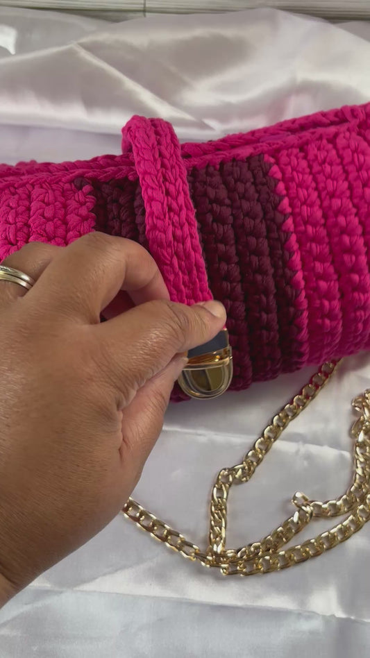 Barrel Crochet Bag